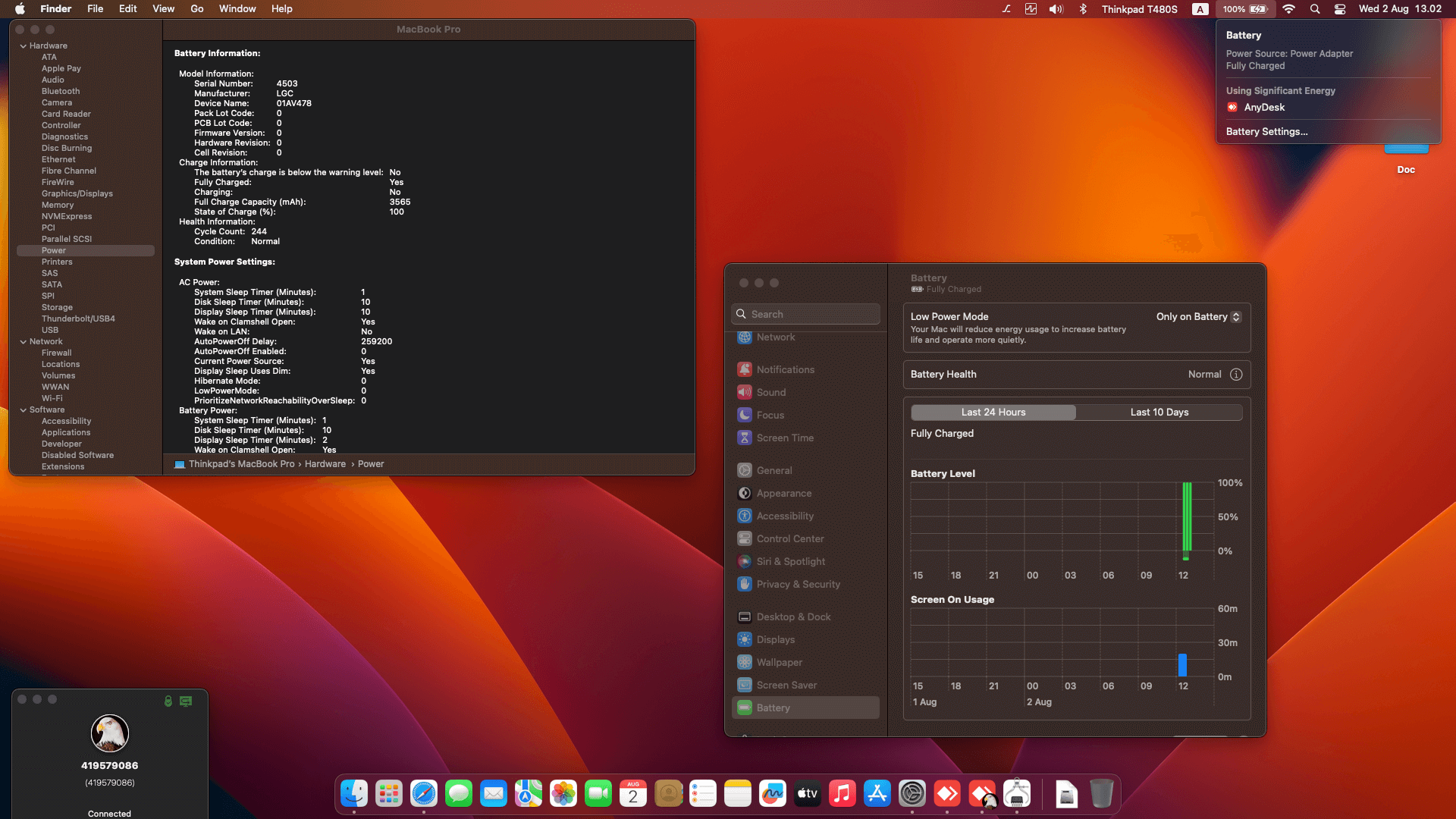 Lenovo Thinkpad T480 3rd Touchscreen [KabyLake R   Intel UHD 620 + PS2] 1